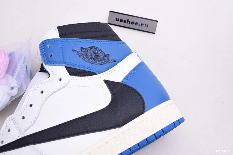 Military Fragment DH3227-105 Blue Jordan Travis Scott 1 Air 0316